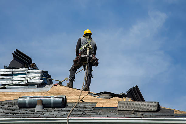 Professional Roof Repair technician working in Harmony, RI